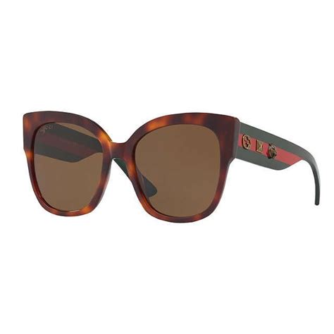 gucci gg0059s square sunglasses tortoise brown|gucci eyeglasses tortoise shell.